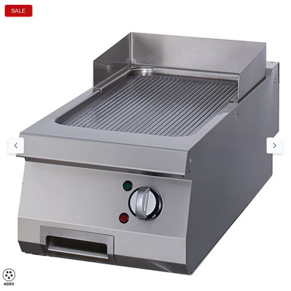  Premium Griddle Grooved Chrome - Ηλεκτρική - Μονή μονάδα - 90cm Deep